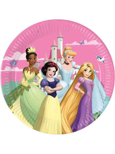 DISNEY PRINCESS CREATE YOUR WORLD PAPER PLATES 23CM PK8