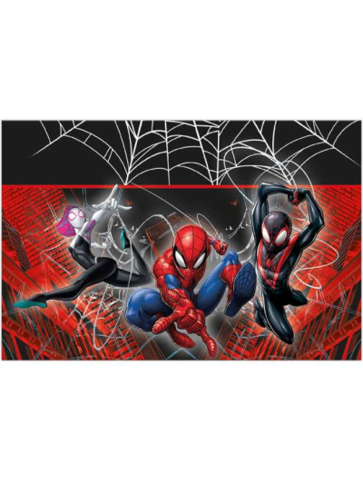 SPIDERMAN WORLD OF WEBS PLASTIC TABLECOVER