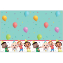 COCOMELON BIRTHDAY PLASTIC TABLECOVER 120X180CM