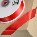 DELUXE SATIN RIBBON RED 15MMX25