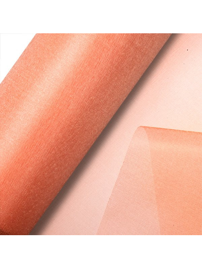 CLUB GREEN ORGANZA SHEER ROLL 29CMX25M PEACH