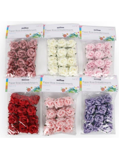 SIFCON 15X12 CRAFT PAPER ROSES
