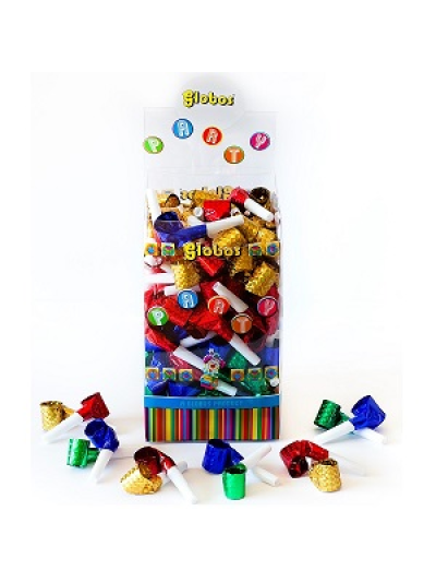 GLOBOS 120 HOLOGRAPHIC BLOWOUTS IN DISPLAY