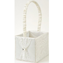 CLUB GREEN IVORY SQ. LACE BRIDESMAID BASKET