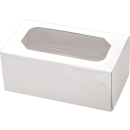 CLUB GREEN2 PIECE CUPCAKE BOX WHITE 175X100X75 2PK