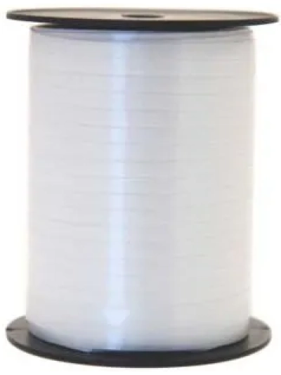 APAC 5MMX500M SNOW WHITE CURLING RIBBON